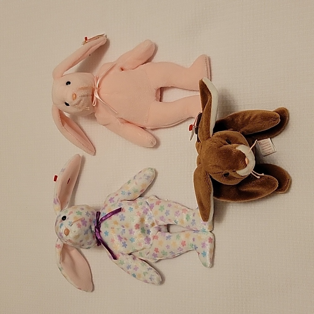 Springfield, Hoppity and Ears Beanie Babies Collection